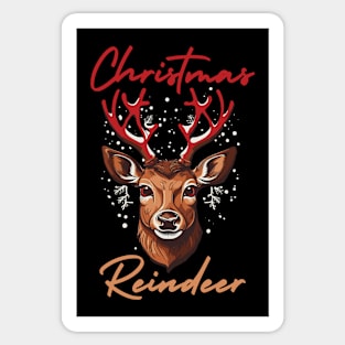 Christmas Reindeer Sticker